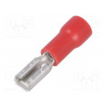 ST-001/R; Terminal: flat; 2.8mm; 0.8mm; female; 0.5÷1mm2; crimped; for cable; NINIGI ST-001/R; Terminal: flat; 2.8mm; 0.8mm; female; 0.5÷1mm2; crimped; for cable; NINIGI