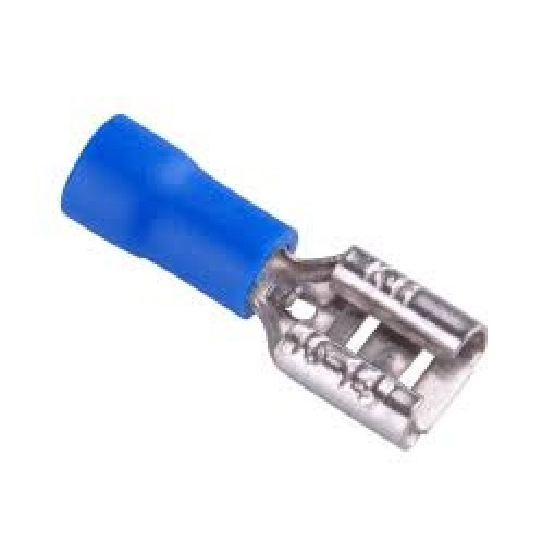 ST-005/B; Terminal: flat; 6.3mm; 0.8mm; female; 1.5÷2.5mm2; crimped; tinned; NINIGI ST-005/B; Terminal: flat; 6.3mm; 0.8mm; female; 1.5÷2.5mm2; crimped; tinned; NINIGI