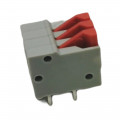 AC141R-03P-2.54-GRAY; PCB terminal block; angled 90°; 2.54mm; ways: 3; on PCBs; 0.5mm2; NINIGI