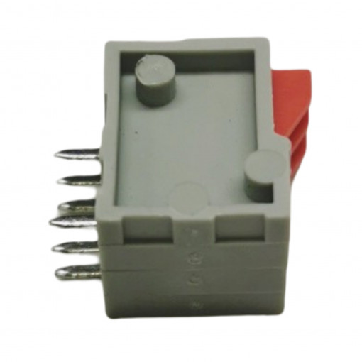 AC141R-03P-2.54-GRAY; PCB terminal block; angled 90°; 2.54mm; ways: 3; on PCBs; 0.5mm2; NINIGI