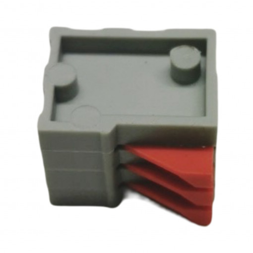AC141R-03P-2.54-GRAY; PCB terminal block; angled 90°; 2.54mm; ways: 3; on PCBs; 0.5mm2; NINIGI