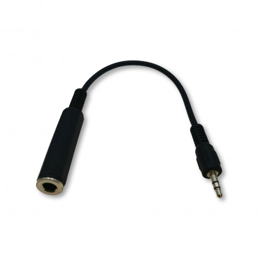 VSL3S/6S.02; Vads 3.5mm st.spraudnis / 6.3mm st. ligzda, 0.2m