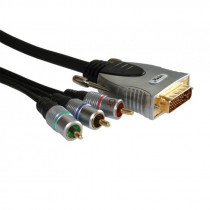 VSSDVI/R3.02; Dalītājs DVI-I spr. 24+5 uz 3x RCA spraudņiem 0.2m analogais YUV signāls