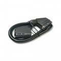 11702; Cable; SCART plug,both sides; 1.5m; black; Goobay