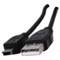 VSSUM4/UA.5; # Vads Mini USB 4p uz USB A spr. 5.0m 2.0Hi-sp
