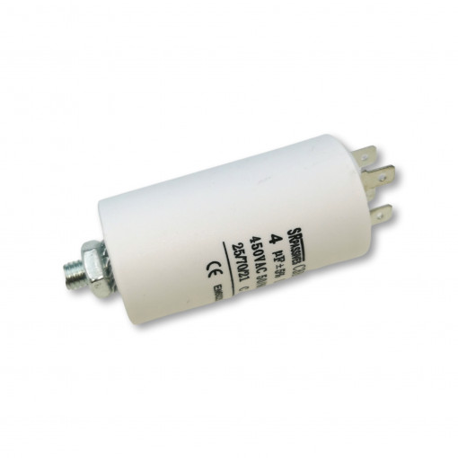 CBB60E-4/450; Capacitor: motors, run; 4uF; 450V; Ø35x65mm; -25÷70°C; ±5%; 3000h; SR PASSIVES CBB60E-4/450; Capacitor: motors, run; 4uF; 450V; Ø35x65mm; -25÷70°C; ±5%; 3000h; SR PASSIVES