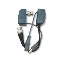 KONV.BNC/PC>UTP.RJ45; Video konvertors BNC un DC 5.5/2.1mm caur UTP CAT5 RJ45 līdz 400m