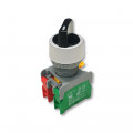 CS22-1-O/C BK,1-2 2POSITION; Switch: rotary; Stabl.pos: 2; NC + NO; 3A/230VAC; 22mm; black; IP65; AUSPICIOUS CS22-1-O/C BK,1-2 2POSITION; Switch: rotary; Stabl.pos: 2; NC + NO; 3A/230VAC; 22mm; black; IP65; AUSPICIOUS