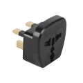 PSL220UK/UBK; Adapters UK spraudnis uz Schuko un USA u.c. ligzdām universāls melns