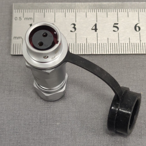 SF1211/S2I; SF12; plug; female; PIN: 2; IP67; 4÷6.5mm; 13A; soldering; for cable; WEIPU
