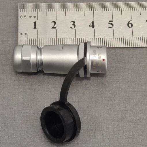 SF1211/S2I; SF12; plug; female; PIN: 2; IP67; 4÷6.5mm; 13A; soldering; for cable; WEIPU