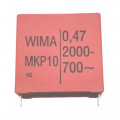 MKP1U024705G00KSSD; Capacitor: polypropylene; 47nF; 22.5mm; ±10%; 10.5x19x26.5mm; WIMA MKP1U024705G00KSSD; Capacitor: polypropylene; 47nF; 22.5mm; ±10%; 10.5x19x26.5mm; WIMA