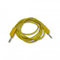 V.TEST.T/BAN4.YL2H; Testera tausts 4mm banānu spraudņi dzeltens 2m 60VDC 16A 4mm silikona Hirschmann