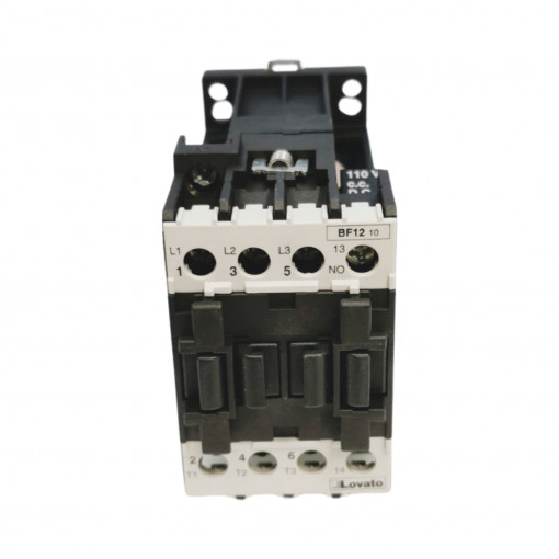 11BF12C10110; Elektromagnētiskais kontaktors AC1-25A AC3-12A 110V DC LOVATO