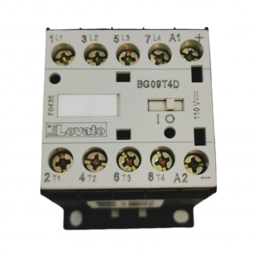 11BG09T4D110; Elektromagnētiskais kontaktors AC1 20A 110V DC LOVATO