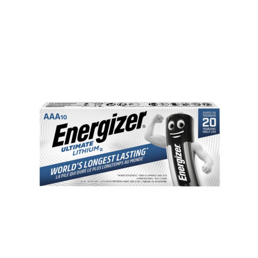BAT.AAA.LF; AAA R03 baterija 1.5V Li-FES2 FR03 1100mAh Energizer -40...50°C