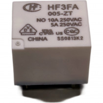 HF3FA/005-ZT; Relay: electromagnetic; SPDT; Ucoil: 5VDC; 10A/277VAC; 10A/28VDC; HONGFA RELAY HF3FA/005-ZT; Relay: electromagnetic; SPDT; Ucoil: 5VDC; 10A/277VAC; 10A/28VDC; HONGFA RELAY