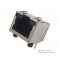 Ligzda AMPHENOL RJHSE-5380 Socket; RJ45; Cat: 5; shielded; Layout: 8p8c; THT; angled 90° Ligzda AMPHENOL RJHSE-5380 Socket; RJ45; Cat: 5; shielded; Layout: 8p8c; THT; angled 90°