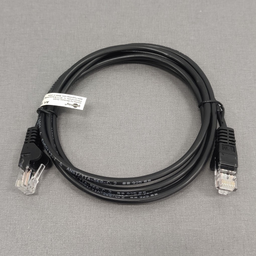 95562; Patch cord; U/UTP; 5e; stranded; CCA; PVC; black; 1.5m; 26AWG; Goobay