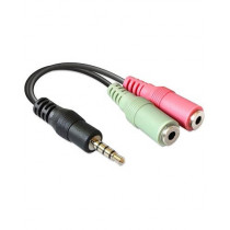 VSL34/34X2, Adaptervads 4k. 3.5mm uz 2x4k  3.5mm stereo ligzdām 0.2m