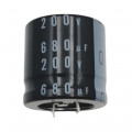LGU2D681MELB Capacitor: electrolytic; SNAP-IN; 680uF; 200VDC Ø30x30mm; ±20%