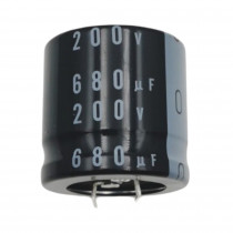 LGU2D681MELB Capacitor: electrolytic; SNAP-IN; 680uF; 200VDC Ø30x30mm; ±20% LGU2D681MELB Capacitor: electrolytic; SNAP-IN; 680uF; 200VDC Ø30x30mm; ±20%