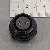 SP2112/S2-1; SP21; socket; female; PIN: 2; IP68; soldering; 500V; 4mm2; 30A; WEIPU