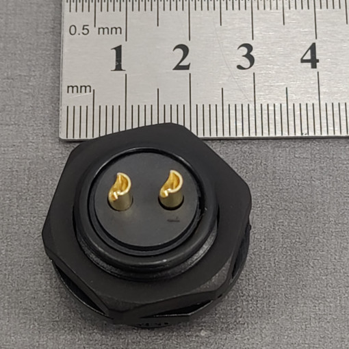 SP2112/S2-1; SP21; socket; female; PIN: 2; IP68; soldering; 500V; 4mm2; 30A; WEIPU