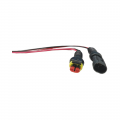 Hermētisks savienojuma bloks (komplekts) OH2 ar vadiem. 14A, 1.5 mm2, 24V IP67 Hermētisks savienojuma bloks (komplekts) OH2 ar vadiem. 14A, 1.5 mm2, 24V IP67