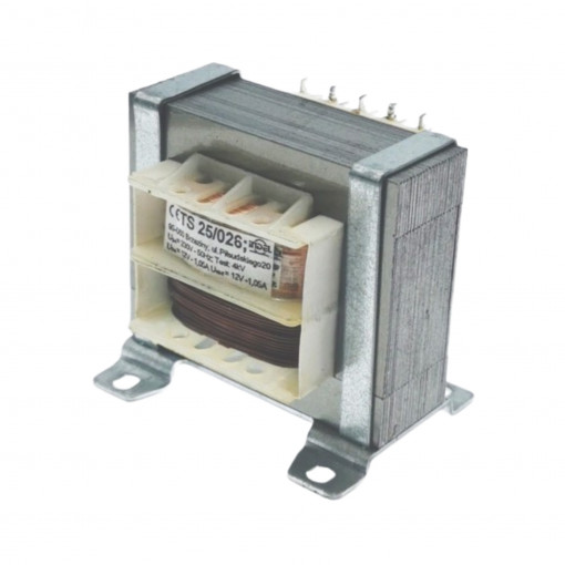 TS 25/026; Transformer: mains; 25VA; 230VAC; 12V; 12V; 1.05A; 1.05A; IP00; INDEL TS 25/026; Transformer: mains; 25VA; 230VAC; 12V; 12V; 1.05A; 1.05A; IP00; INDEL