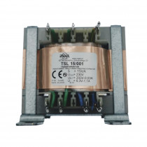 TSL 15/001; Transformer: mains; 230VAC; 200V; 6.3V; 0.03A; 1.1A; INDEL TSL 15/001; Transformer: mains; 230VAC; 200V; 6.3V; 0.03A; 1.1A; INDEL