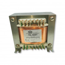 TGL 35/001 TGL - speaker transformers for tube amplifiers with magnetic shields  Primary: PRI  impedance [kOhm] 1.73 Secondary: SEC  impedance [Ohm] 4 Core: EI102/51