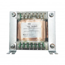 TGL 35/003; Transformer: speaker; 35VA; Sec.winding imped: 4Ω; 0.02÷20kHz; INDEL TGL 35/003; Transformer: speaker; 35VA; Sec.winding imped: 4Ω; 0.02÷20kHz; INDEL