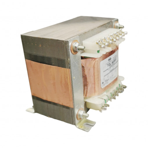 TGL 40/001 TGL - speaker transformers for tube amplifiers with magnetic shields  Primary: PRI  impedance [kOhm] 4 Secondary: SEC  impedance [Ohm] 8 Core: EI102/51