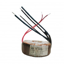 TST 200/004; Transformer: toroidal; 200VA; 230VAC; 12V; 12V; 8.33A; 8.33A; 2.1kg; INDEL TST 200/004; Transformer: toroidal; 200VA; 230VAC; 12V; 12V; 8.33A; 8.33A; 2.1kg; INDEL