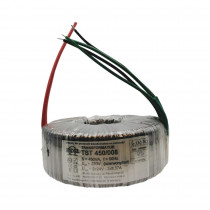 TST 450/008; Transformer: toroidal; 450VA; 230VAC; 24V; 24V; 9.37A; 9.37A; 4kg; INDEL