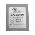TSPZ 3/005 TSTZ .../...HW - toroidal hermetic mains transformers for halogen or LED lamps, sealed and cased with reversible thermal protection and replaceable fuse  Primary: 115V lub 230V Secondary: 2x15V-2x0,1A Core: UI 30/5,5 TSPZ 3/005 TSTZ .../...HW - toroidal hermetic mains transformers for halogen or LED lamps, sealed and cased with reversible thermal protection and replaceable fuse  Primary: 115V lub 230V Secondary: 2x15V-2x0,1A Core: UI 30/5,5