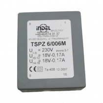 TSPZ 6/006 TSTZ .../...HW - toroidal hermetic mains transformers for halogen or LED lamps, sealed and cased with reversible thermal protection and replaceable fuse  Primary: 115V lub 230V Secondary: 2x18V-2x0,17A Core: UI 30/10,5 TSPZ 6/006 TSTZ .../...HW - toroidal hermetic mains transformers for halogen or LED lamps, sealed and cased with reversible thermal protection and replaceable fuse  Primary: 115V lub 230V Secondary: 2x18V-2x0,17A Core: UI 30/10,5