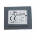 TSZZ1.5/007MP; Transformer: encapsulated; 1.5VA; 230VAC; 12V; 0.1A; Mounting: PCB; INDEL TSZZ1.5/007MP; Transformer: encapsulated; 1.5VA; 230VAC; 12V; 0.1A; Mounting: PCB; INDEL