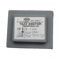 TSZZ2/007MP; Transformer: encapsulated; 2VA; 230VAC; 12V; 0.16A; Mounting: PCB; INDEL