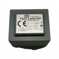 TSZZ 2,4/007MP TSZZ - mains transformers for printed circuit board, sealed and cased, reduced size  Primary: 230V Secondary: 12V-0,2A Core: EI 30/15.5 OB G1 TSZZ 2,4/007MP TSZZ - mains transformers for printed circuit board, sealed and cased, reduced size  Primary: 230V Secondary: 12V-0,2A Core: EI 30/15.5 OB G1