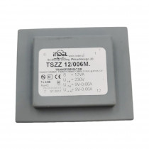 TSZZ 12/006M TSZZ - mains transformers for printed circuit board, sealed and cased, reduced size  Primary: 230V Secondary: 9V-0,66A, 9V-0,66A Core: EI 48/16,8 OB G1 TSZZ 12/006M TSZZ - mains transformers for printed circuit board, sealed and cased, reduced size  Primary: 230V Secondary: 9V-0,66A, 9V-0,66A Core: EI 48/16,8 OB G1