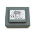 TSZZ12/007M; Transformer: encapsulated; 12VA; 230VAC; 12V; 1A; Mounting: PCB; INDEL