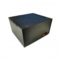 Metāla korpuss, melns T65 augstums x platums x dziļums mm: 100x180x160