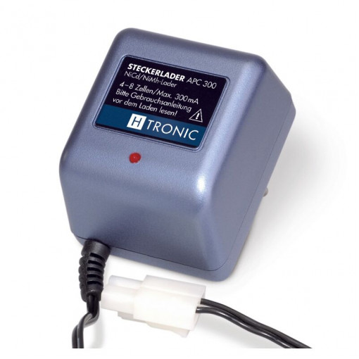 BBNIMH.300mA; Lādētājs NiMh un NiCd akumulatoru pakām 4.8-9.6V -4-8celles 300mA delta V-method