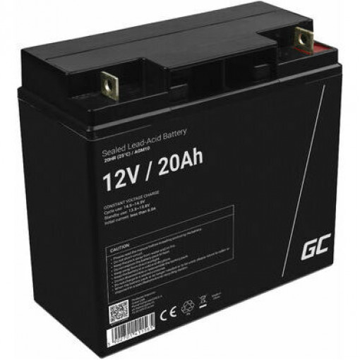 AGM10; Green Cell AGM Battery 12V 20Ah