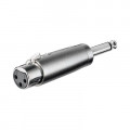 M476835 XLR ADAPTER;AUX KLINKE 6,35 MM STEREO STECKER ZU XLR BUCHSE M476835 XLR ADAPTER;AUX KLINKE 6,35 MM STEREO STECKER ZU XLR BUCHSE