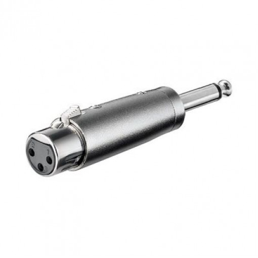 M476835 XLR ADAPTER;AUX KLINKE 6,35 MM STEREO STECKER ZU XLR BUCHSE M476835 XLR ADAPTER;AUX KLINKE 6,35 MM STEREO STECKER ZU XLR BUCHSE