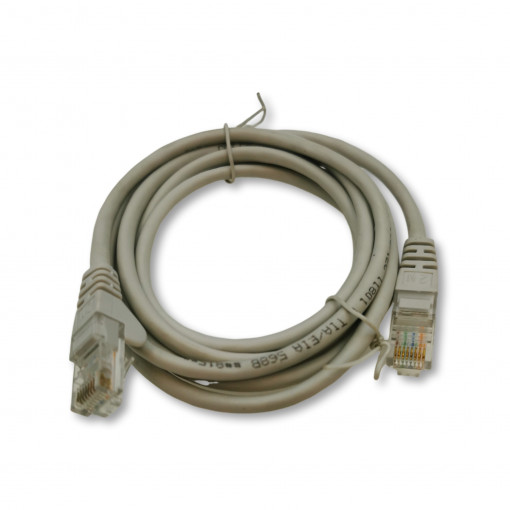 VSSM88/.2.UTP5e Patch vads RJ45 spraudņi UTP CAT5e 2.0m pelēks VSSM88/.2.UTP5e Patch vads RJ45 spraudņi UTP CAT5e 2.0m pelēks