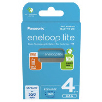 AKAAA. Rechargeable Panasonic Eneloop Lite R03 AAA 550mAh BK-4LCCE/4BE AKAAA. Rechargeable Panasonic Eneloop Lite R03 AAA 550mAh BK-4LCCE/4BE